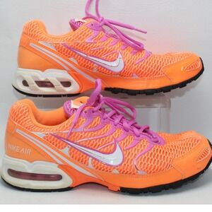 Nike Air Torch 4 Mens 9.5 Atomic Orange Pink Glow Running Shoes 343851-815